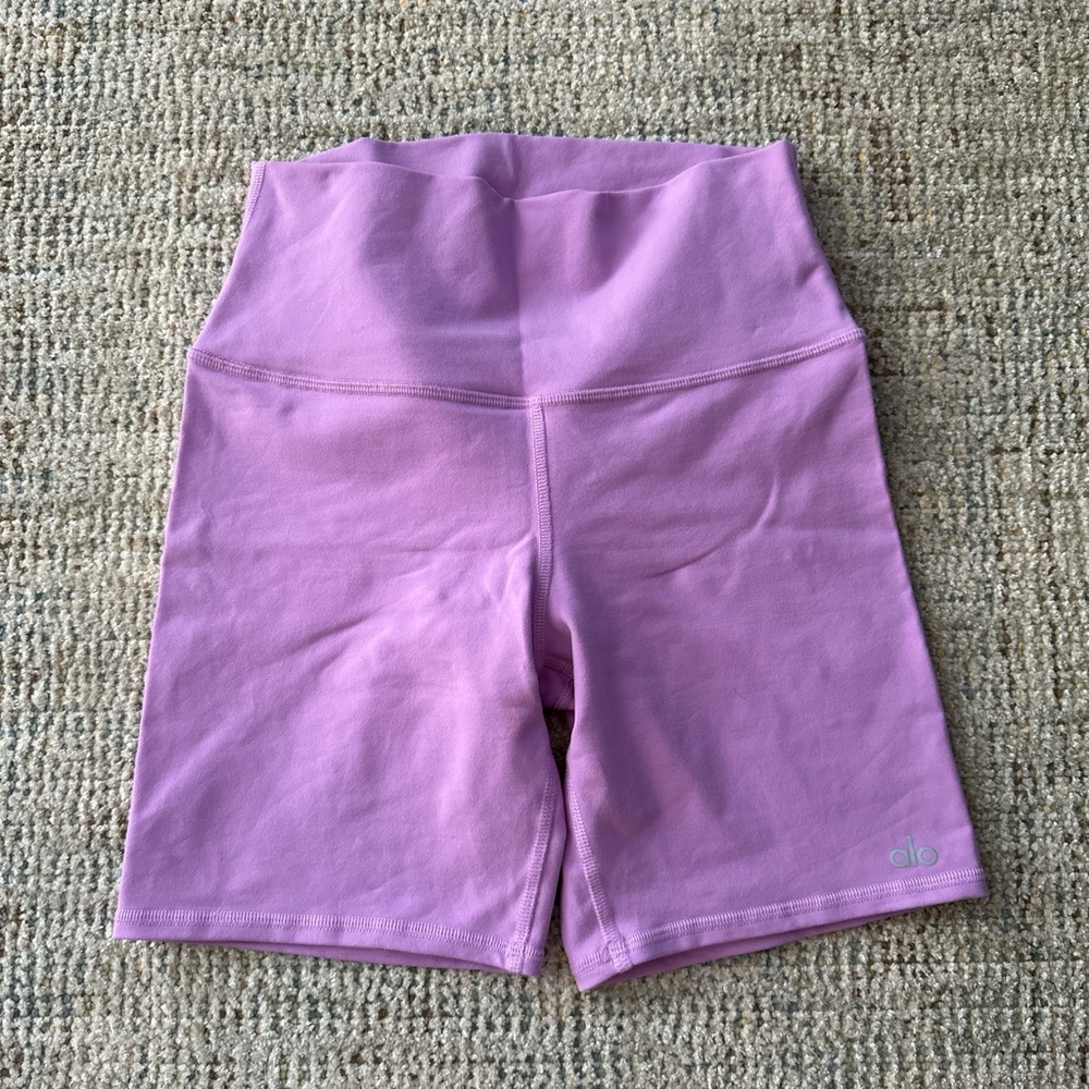 All Yoga Pink Biker Shorts